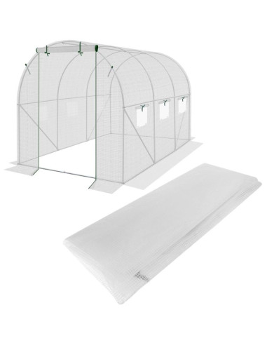 Folia poszycie cover na tunel ogrodowy szklarnię 200x300x200cm biała