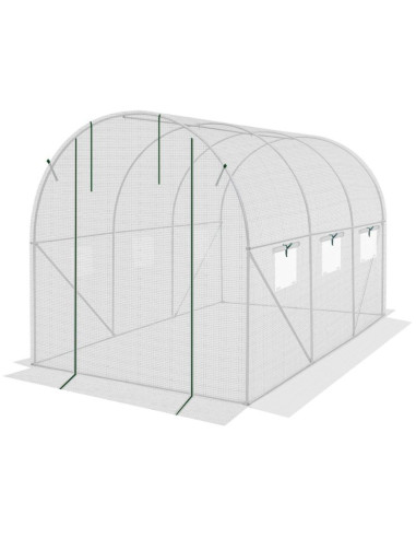 Folia poszycie cover na tunel ogrodowy szklarnię 200x300x200cm biała