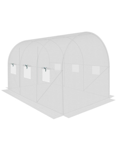 Folia poszycie cover na tunel ogrodowy szklarnię 200x300x200cm biała