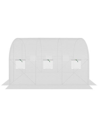 Folia poszycie cover na tunel ogrodowy szklarnię 200x300x200cm biała