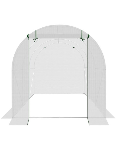 Folia poszycie cover na tunel ogrodowy szklarnię 200x300x200cm biała