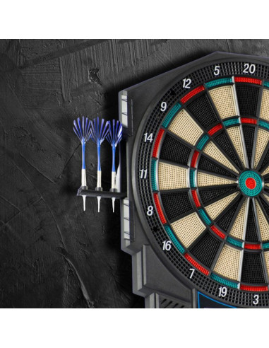 Dart elektroniczny z zasilaczem i 4 licznikami 49cm enero pro