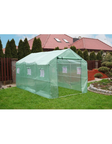 Folia poszycie cover na tunel ogrodowy szklarnię 200x350x200cm zielona
