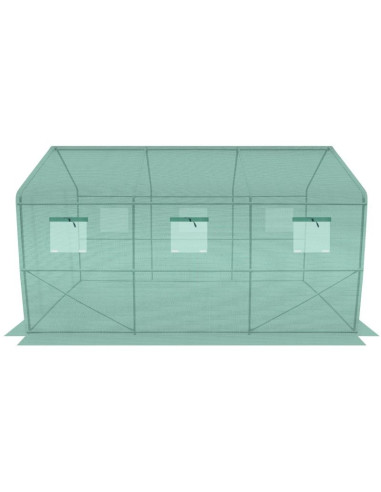 Folia poszycie cover na tunel ogrodowy szklarnię 200x350x200cm zielona