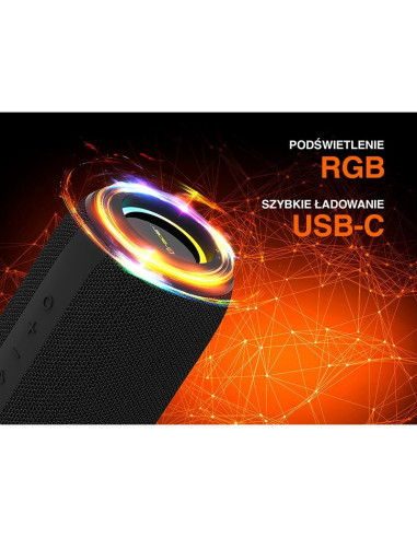 Tracer głośnik tws xtremebeat ultra bluetooth rgb