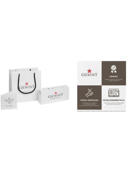 Smartwatch giewont vertex smartcall gw450-2 carbon/carbon leather