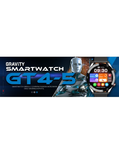 Smartwatch męski gravity gt4-5