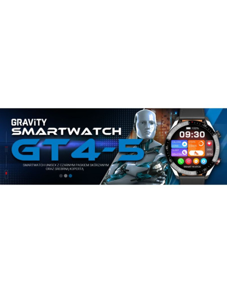 Smartwatch męski gravity gt4-5