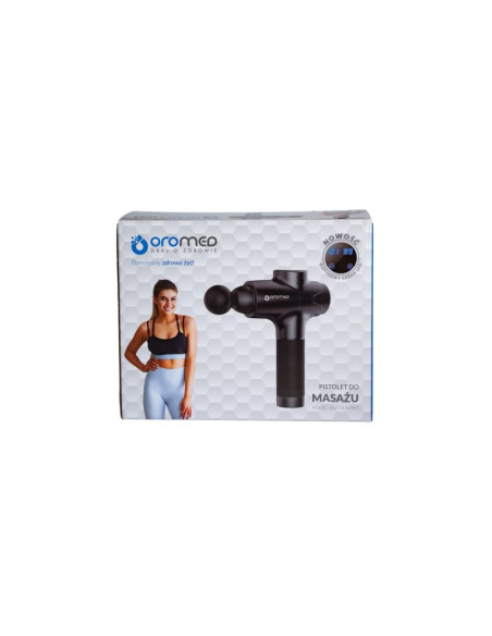Masażer pistoletowy oro-gun pro black oromed