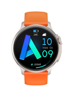 Smartwatch męski rubicon rncf12 tytan/orange smarub245 2