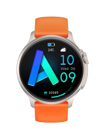 Smartwatch męski rubicon rncf12 tytan/orange smarub245