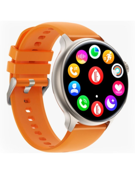 Smartwatch męski rubicon rncf12 tytan/orange smarub245