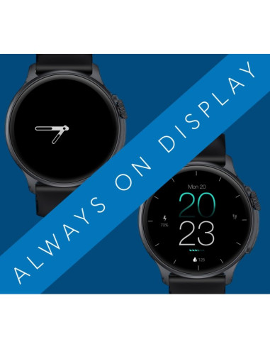 Smartwatch męski rubicon rncf12 tytan/orange smarub245