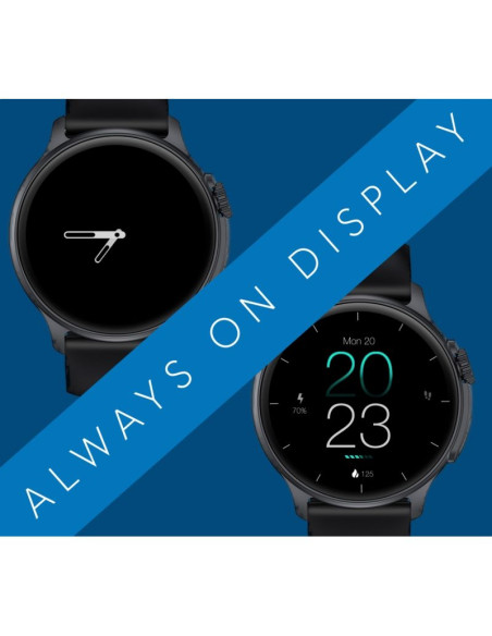 Smartwatch męski rubicon rncf12 tytan/orange smarub245