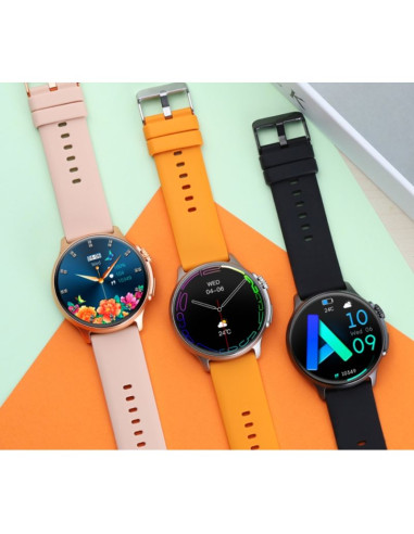 Smartwatch męski rubicon rncf12 tytan/orange smarub245