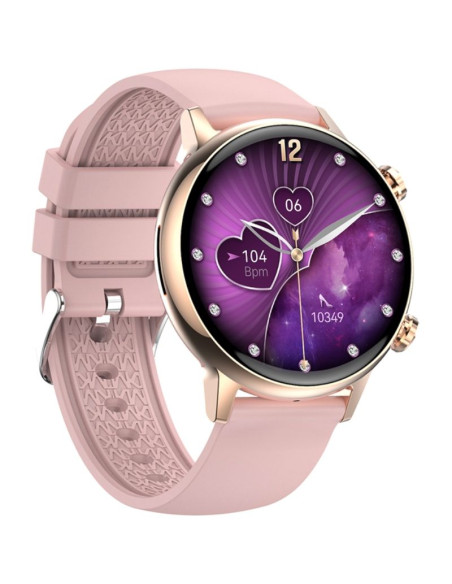 Smartwatch damski rubicon rncf09 rose gold/pink smarub234