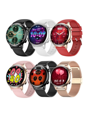 Smartwatch damski rubicon rncf09 rose gold/pink smarub234