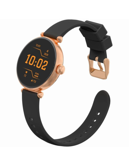 Smartwatch gravity różowe złoto czarny 2 paski gt26-6