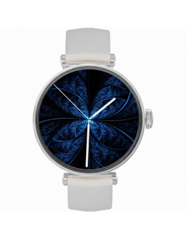 Smartwatch gravity srebrno biały 2 paski gt26-8