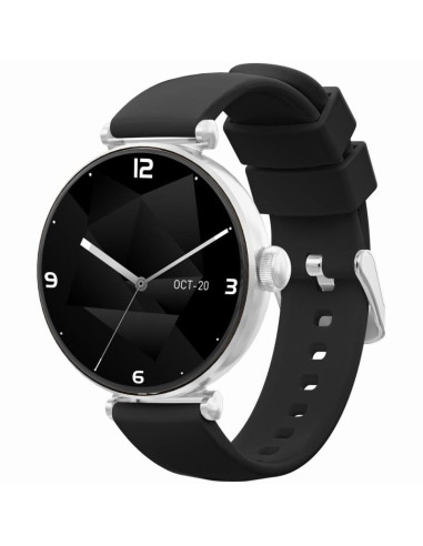 Smartwatch gravity srebrno czarny 2 paski gt26-9