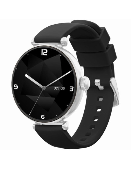 Smartwatch gravity srebrno czarny 2 paski gt26-9