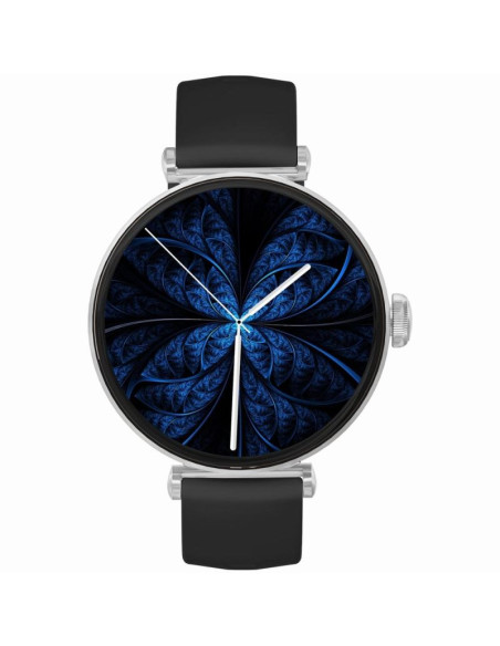 Smartwatch gravity srebrno czarny 2 paski gt26-9