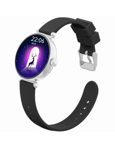 Smartwatch gravity srebrno czarny 2 paski gt26-9