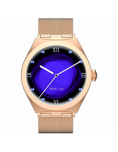 Smartwatch gravity różowe złoto gt25-1