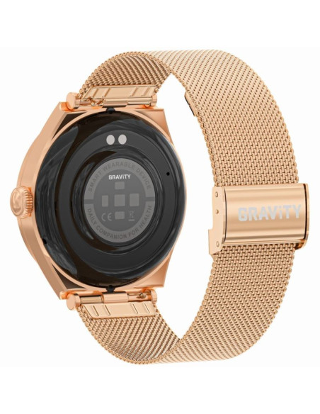 Smartwatch gravity różowe złoto gt25-1