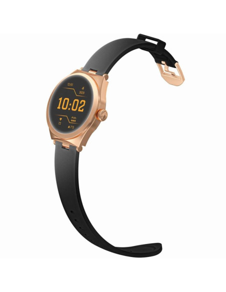 Smartwatch gravity różowe złoto czarny gt25-3