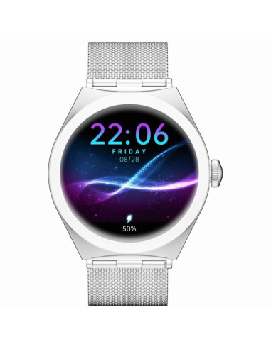 Smartwatch gravity srebrny gt25-7