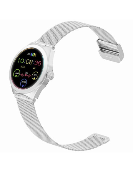 Smartwatch gravity srebrny gt25-7