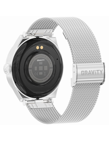 Smartwatch gravity srebrny gt25-7