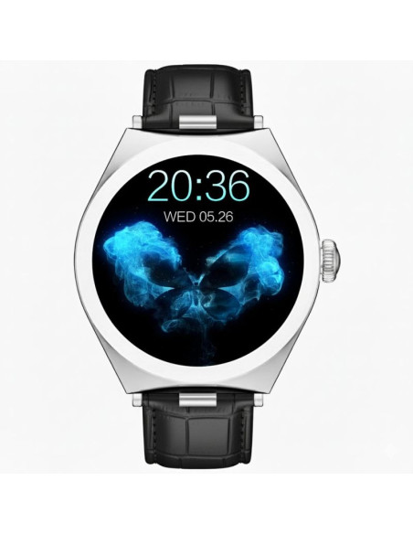 Smartwatch gravity srebrno czarny gt25-8