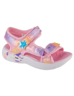 Skechers unicorn dreams - majestic bliss 302682l-lpmt różowe 32
