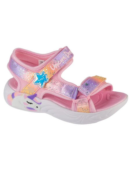 Skechers unicorn dreams - majestic bliss 302682l-lpmt różowe 32