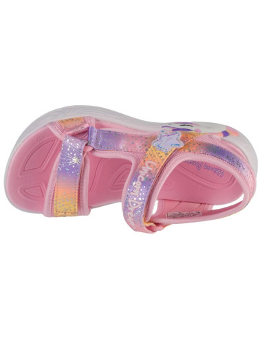 Skechers unicorn dreams - majestic bliss 302682l-lpmt różowe 32