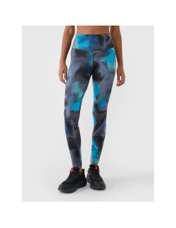 Legginsy treningowe z wysokim stanem damskie  4f 4frss25tftif408-90a