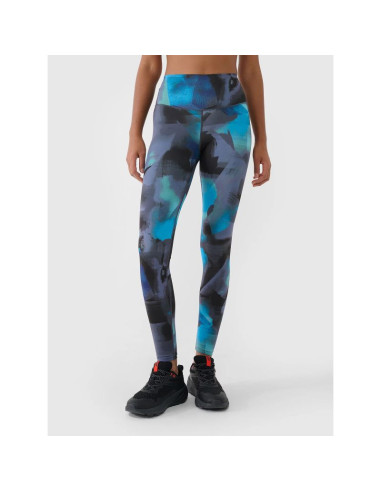 Legginsy treningowe z wysokim stanem damskie  4f 4frss25tftif408-90a