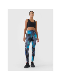 Legginsy treningowe z wysokim stanem damskie  4f 4frss25tftif408-90a 2