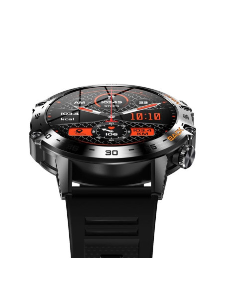 Smartwatch veltori vt120-1 czarny pasek silikonowy