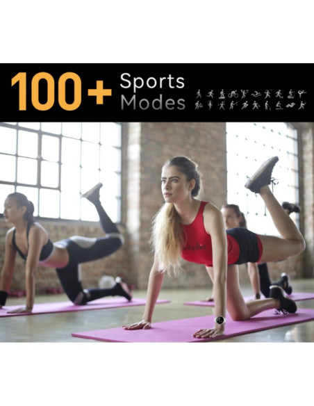 Smartwatch rubicon rncf14 silver/white smarub252