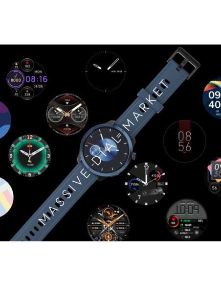 Smartwatch rubicon rncf14 silver/white smarub252