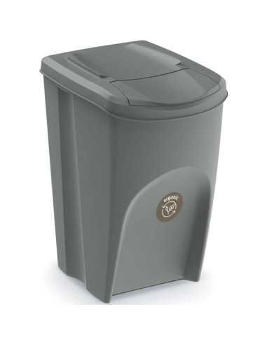 Śmietnik kosze na śmieci 35 l sortibox set4 szt. szary kamień