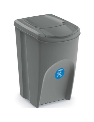 Śmietnik kosze na śmieci 35 l sortibox set4 szt. szary kamień