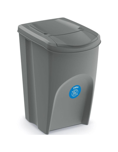 Śmietnik kosze na śmieci 35 l sortibox set4 szt. szary kamień