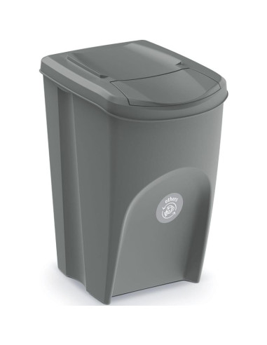 Śmietnik kosze na śmieci 35 l sortibox set4 szt. szary kamień