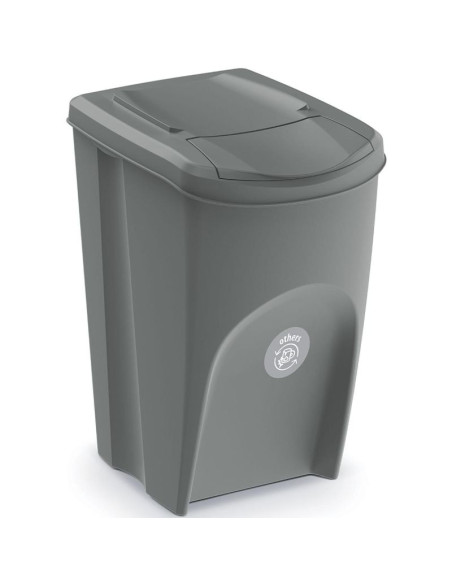 Śmietnik kosze na śmieci 35 l sortibox set4 szt. szary kamień