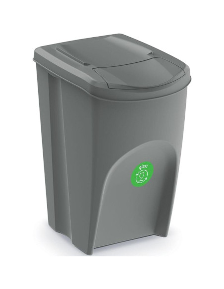 Śmietnik kosze na śmieci 35 l sortibox set4 szt. szary kamień