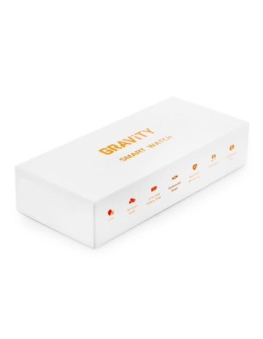 Smartwatch gravity różowe złoto czarny 2 paski gt17-5